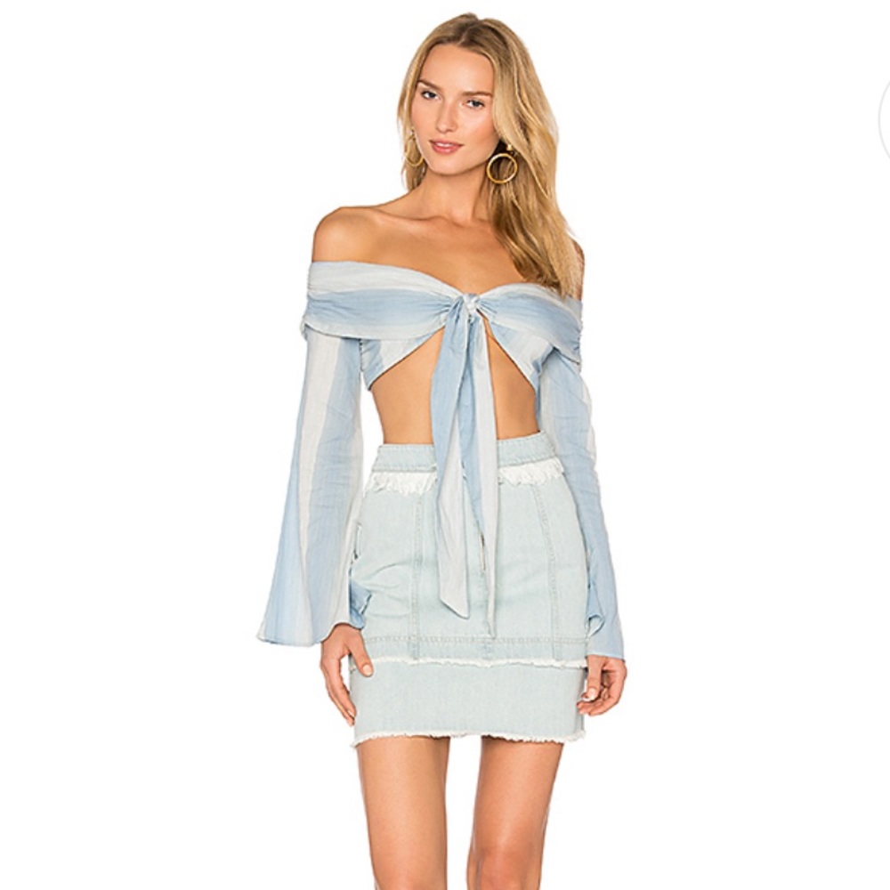 Majorelle crop top NWT